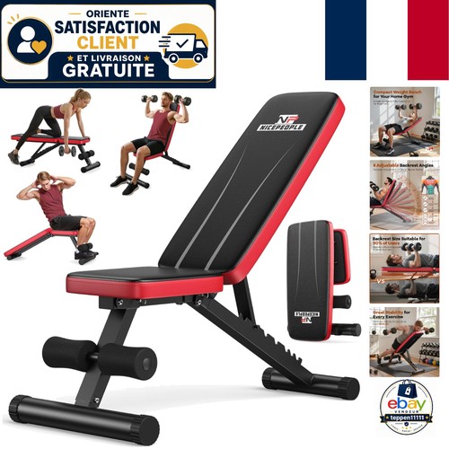Banc musculation pliable - banc,