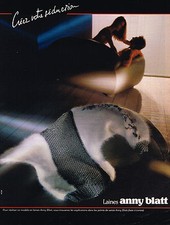 PUBLICITE ADVERTISING 035  1986  ANNY BLATT   laines