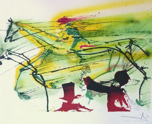 Salvador dali les chevaux - dali,