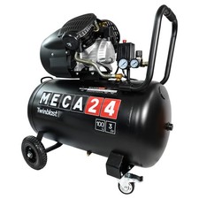 Compresseur Bicylindre 3CV - Cuve 100L - Compresseur à air - 2200W - Pression 8 