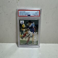 1998 DRAGAN STOJKOVIC #68 PANINI FRANCE COUPE DU MONDE CARTE SIGNÉE PSA 9 COMME NEUVE