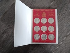 Coffret 9 Médailles Argenté