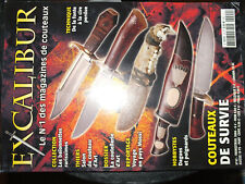 24$$ Revue Excalibur n°42 Coutellerie d'Art / Fonte a la cire perdue / Survie