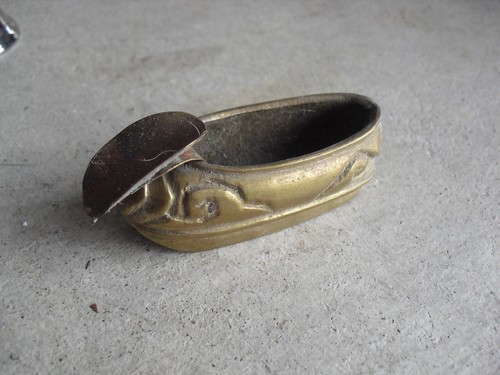 Vintage Small Brass Shoe