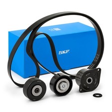 SKF Jeu de courroies trapézoïdales à nervures Kit de courroies d'accessoire VKMA