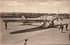 PC RECORD AVION TRAIT D'UNION DEWOITINE AVIATION (a24607)