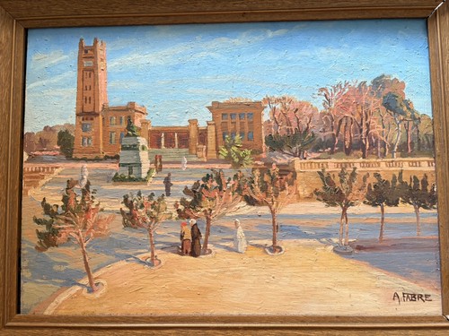 Tableau ancien signé fabre - ancien, a.