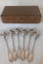 Coffret 6 cuillères en métal