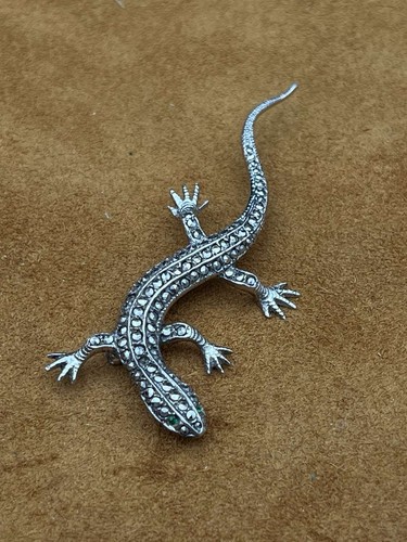 Broche ancienne argent 835 - broche,