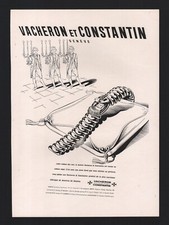 publicité 1943 montre VACHERON CONSTANTIN  chronometre horlogerie montres GENEVE