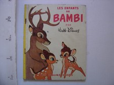 1952 LES ENFANTS DE BAMBI Walt Disney Albums Roses