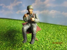 1/35 Maquette ESCI homemade german soldier at rest allemand au repos