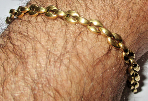 Bracelet plaqué maillons - plaqué, or