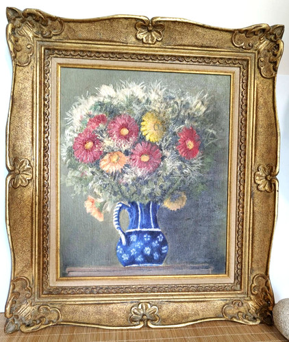 Grand tableau ancien - grand,