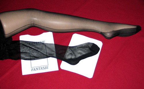 Collant couture 5 noir - à,