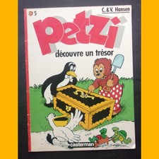 PETZI DÉCOUVRE UN TRÉSOR N° 5 C. & V. Hansen 1992