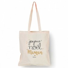 Sac tote bag en coton écru -