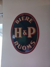 Plaque Tôle Bière Ruoms