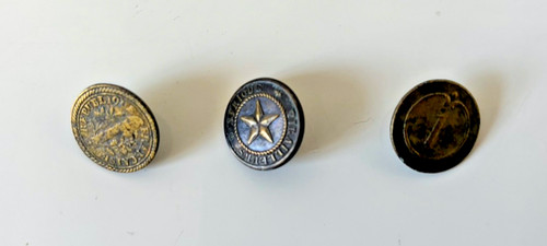 Military buttons - 3,