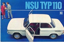 Catalogue brochure NSU Typ 110 11/1965 France
