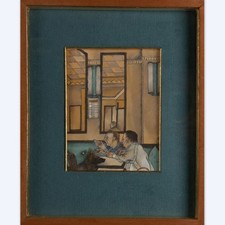 PINCAS Moreno (né en 1936)  "Les Miroirs"  T. Mixte  Signée, 1978