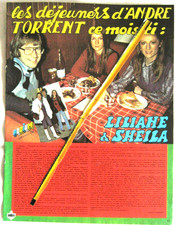 Clipping PODIUM : SHEILA A4 , JAIRO , Poster A3 DAVE , DASSIN , BECAUD , TORRENT