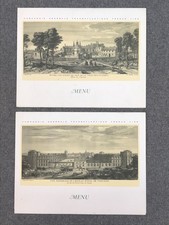 2 menus, Paquebot "Flandres"