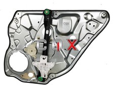 LÉVE-VITRE Arriere gauche VW POLO 9N(1999-2009)+Complet avec plaque Pour 4Portes