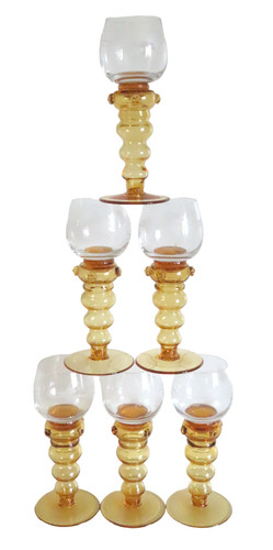 Verre cristal roemer - cristal, ambre