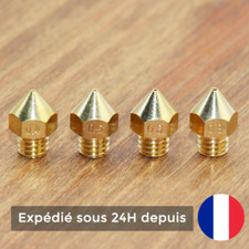 1pc buse laiton nozzle Creality CR10 Ender 3 Pro imprimante 3D hotend extrudeur