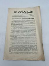 Le Conseiller, agricole et