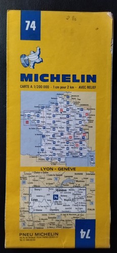 Carte routière - 74,