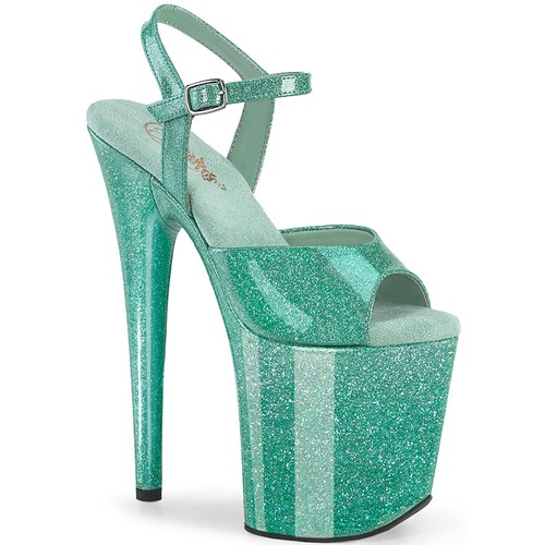 Inch black glitter platform - inch,