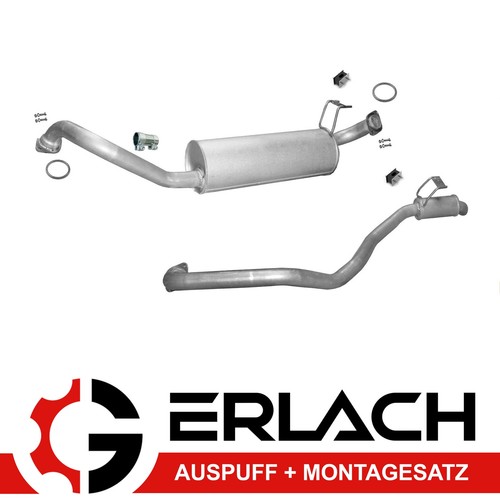 Pot échappement pour toyota - d'échappement,
