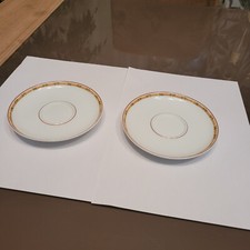 2 sous-tasses en porcelaine de Limoges, Jean-Louis Coquet