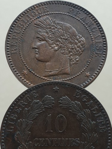 Centimes ceres 1871 1897 - 10,