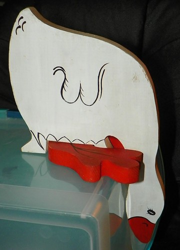 Vintage wooden goose duck - wooden,