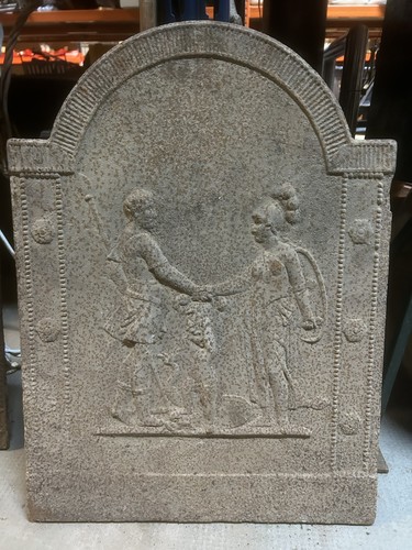 Plaque cheminée ancienne - plaque,