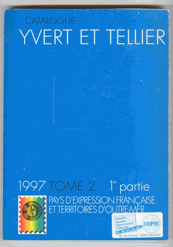 Catalogue yvert tellier - &, 1997