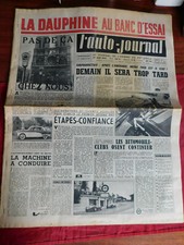 1956 L'AUTO JOURNAL BANC D