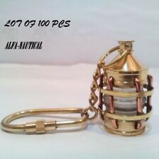 ANCIENNE LAMPE DE COLLECTION EN LAITON PORTE-CLÉS LANTERNE PORTE-CLÉS LOT DE ...