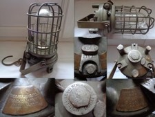 LAMPE D'ECLAIRAGE INDUSTRIEL DE MINEUR A AIR COMPRIME AUXILIAIRE DES MINES DOUAI