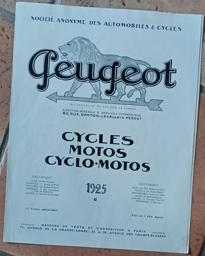 Ancien catalogue cycles cyclo - ancien,