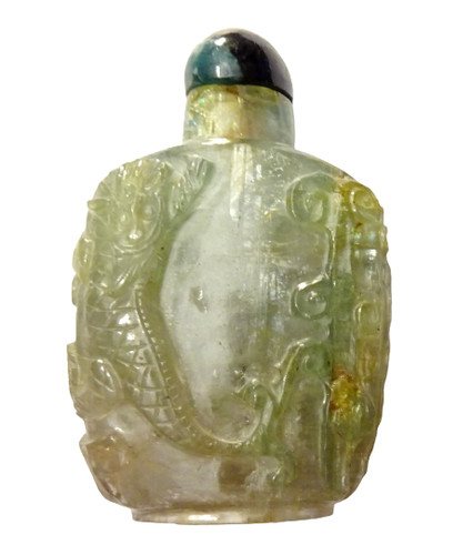Tabatiere chinoise sculptee - tabatiere, en