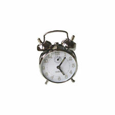 Réveil mécanique chromé