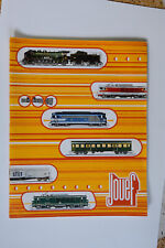 catalogue trains électriques Jouef 1974