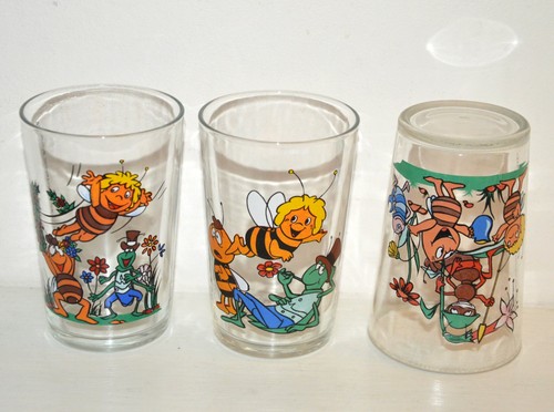 Lot verres moutarde maya - verres,