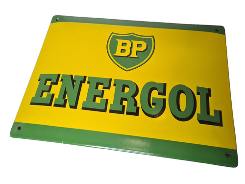 Plaque émaillée energol - bp,