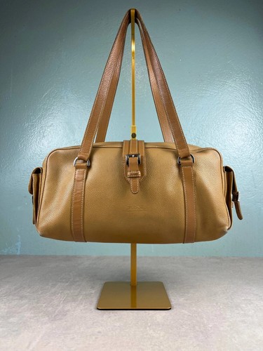 Sac main longchamp cuir - main, en