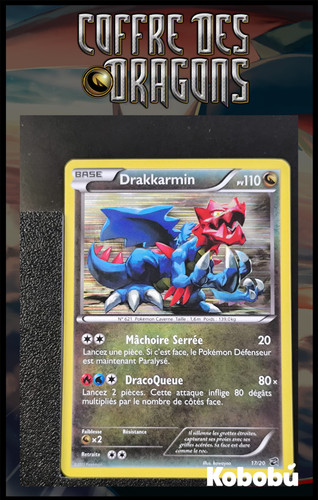 Carte pokémon drakkarmin - carte,
